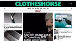 Desktop Screenshot of clotheshorse.com