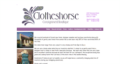 Desktop Screenshot of clotheshorse.net